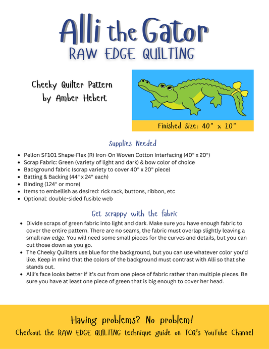 Alli The Gator Pattern